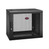 APC NetShelter WX AR109SH4 - 9U, 19-palcový patch panel, nástenná montáž, predmontovaný, hĺbka 400 mm