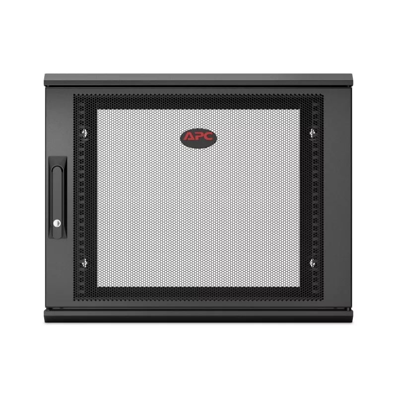 APC NetShelter WX AR109SH4 - 9U, 19-palcový patch panel, nástenná montáž, predmontovaný, hĺbka 400 mm