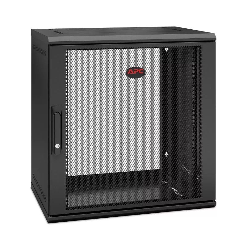 APC NetShelter WX AR112SH4 - 12U, 19-palcový patch panel, nástenná montáž, predmontovaný, hĺbka 400 mm