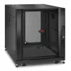 APC NetShelter SX, serverový rack, 12U, čierna, 658H x 600B x 900T mm