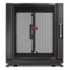 APC NetShelter SX, serverový rack, 12U, čierna, 658H x 600B x 900T mm