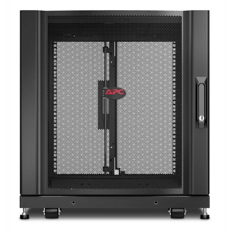 APC NetShelter SX, serverový rack, 12U, čierna, 658H x 600B x 900T mm