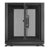 APC NetShelter SX, serverový rack, 12U, čierna, 658H x 600B x 900T mm