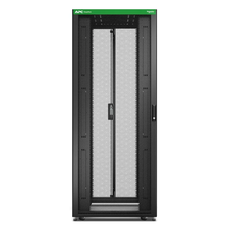 APC Easy Rack ER8202 rackový rozvádzač 42U 19", strecha, bočné panely, kolieska, nožičky, 4 konzoly, bez spodku, 1991V x 800Š x 1000H mm, čierny