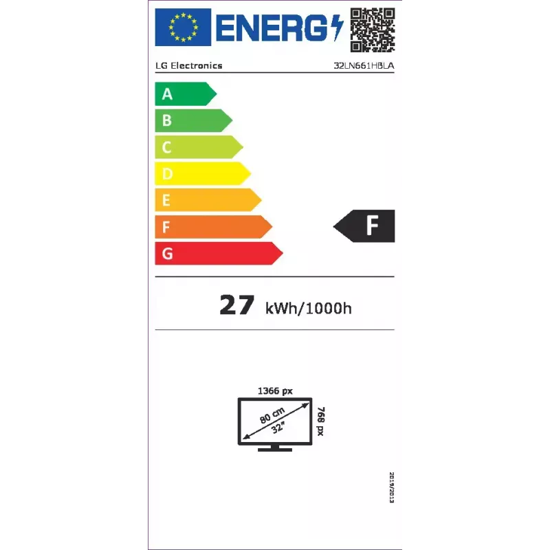 LG 32LN661HBLA LCD televízor, 81,3 cm (32 palcov), LED podsvietenie
