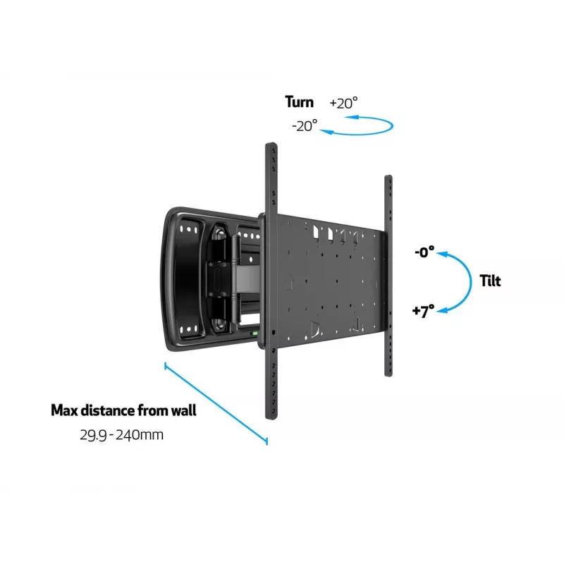 Držiak Multibrackets M VESA super tenký Tilt & Turn