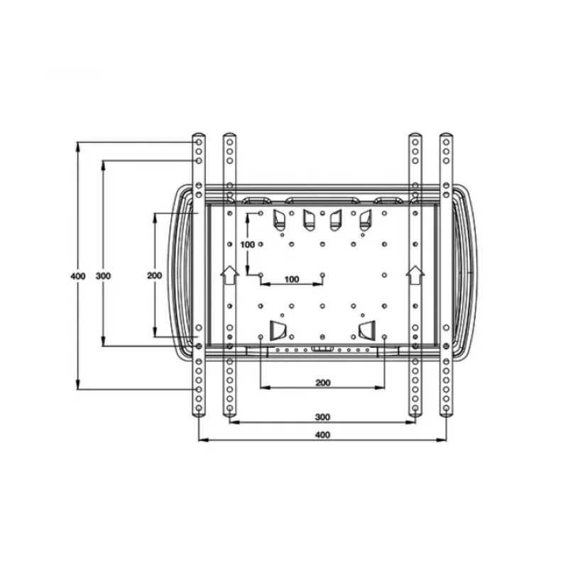 Držiak Multibrackets M VESA super tenký Tilt & Turn
