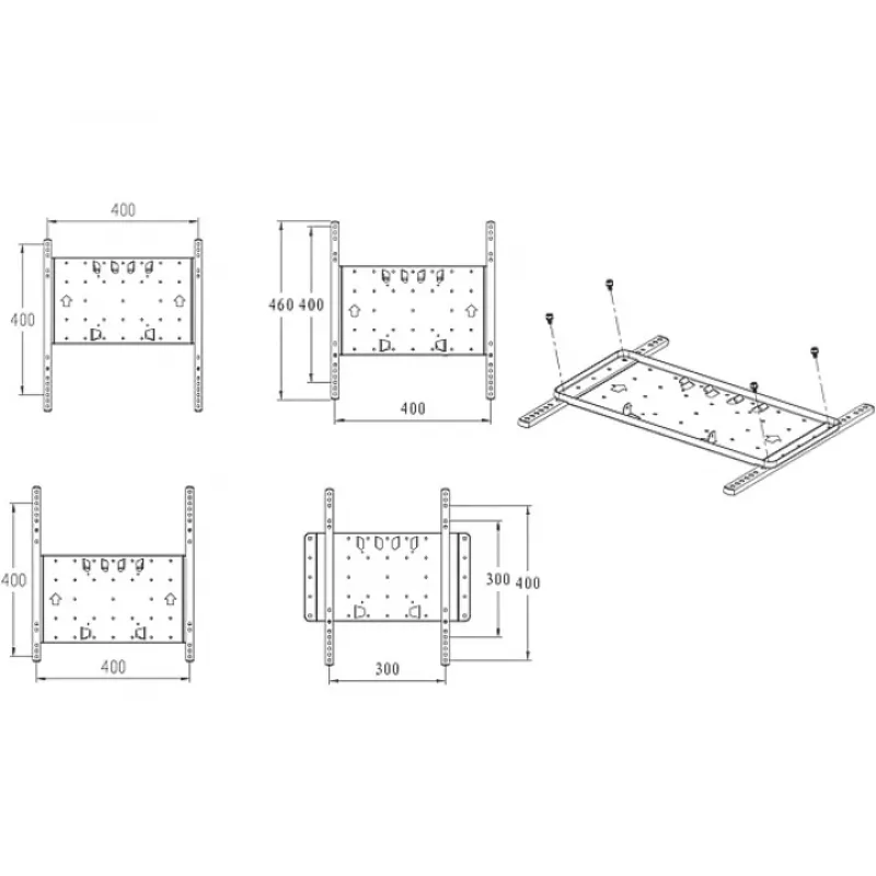 Držiak Multibrackets M VESA super tenký Tilt & Turn