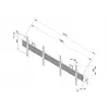 Multibrackets M Wallmount Pro MBW2U pevný čierny