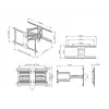 Držiak na stožiar Multibrackets M Universal Flexarm Pro 60 kg Heavy Duty čierny
