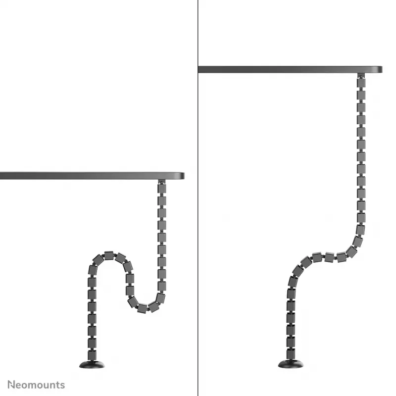 Špirálový organizér na káble Neomounts ADS06-130BL skrutkovaný, čierny, segmenty 130 mm