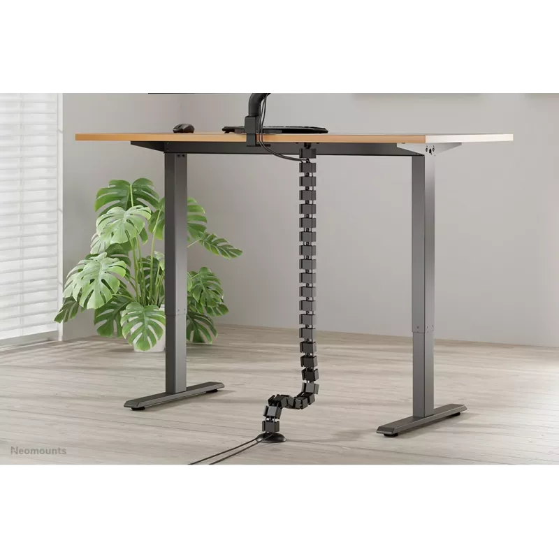 Špirálový organizér na káble Neomounts ADS06-130BL skrutkovaný, čierny, segmenty 130 mm
