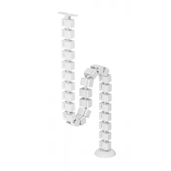 Zberač káblov Neomounts ADS06-130WH skrutkovaný, biely, 130 mm