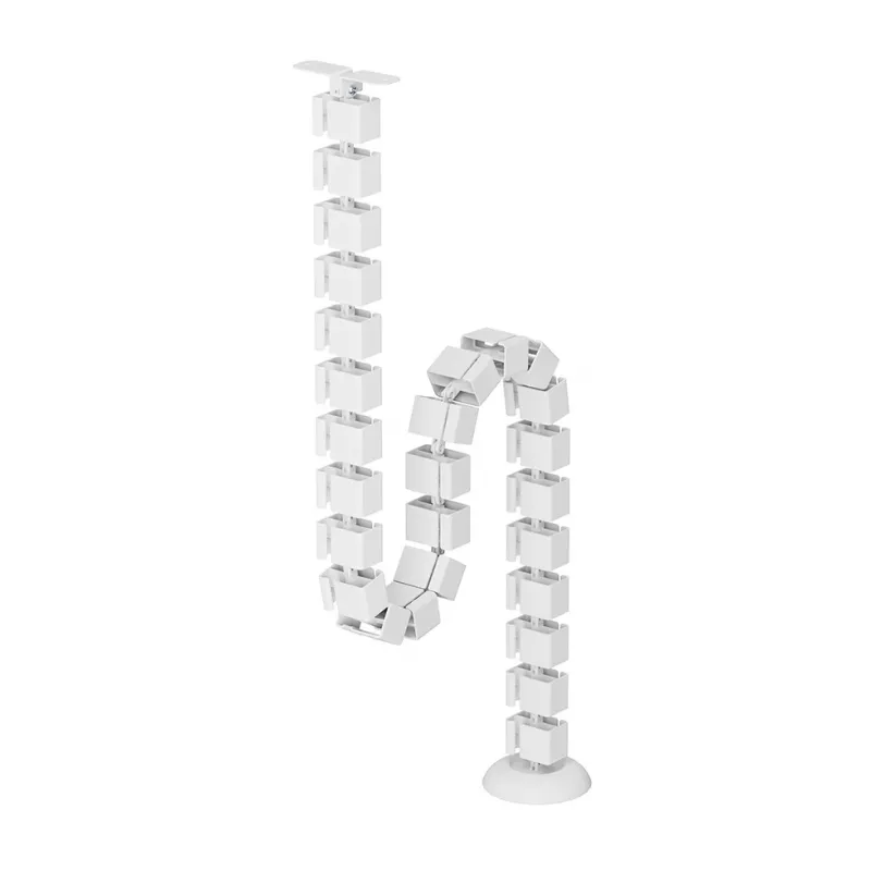 Zberač káblov Neomounts ADS06-130WH skrutkovaný, biely, 130 mm