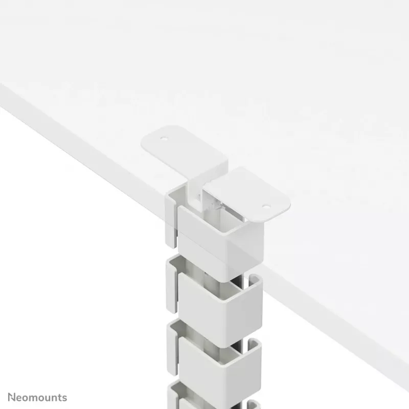 Zberač káblov Neomounts ADS06-130WH skrutkovaný, biely, 130 mm