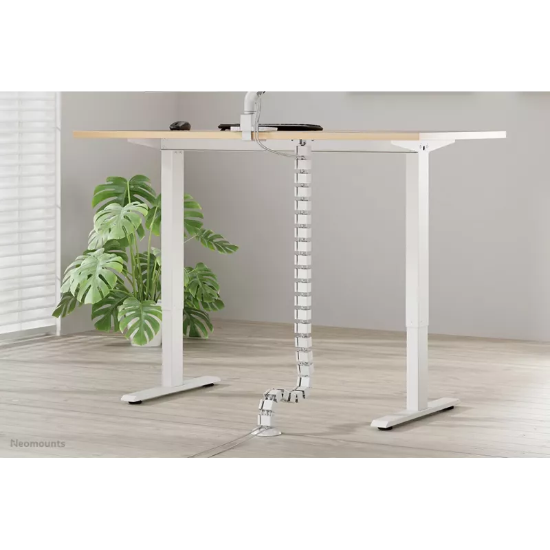 Zberač káblov Neomounts ADS06-130WH skrutkovaný, biely, 130 mm
