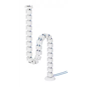 Organizér káblového kanála Neomounts ADS06-132WH magnetické upevnenie biely modulárny systém vedenia káblov