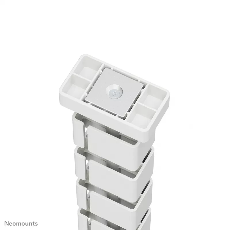 Organizér káblového kanála Neomounts ADS06-132WH magnetické upevnenie biely modulárny systém vedenia káblov