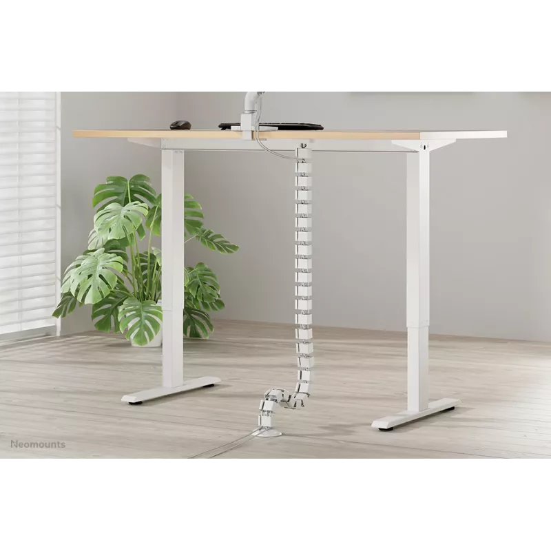 Organizér káblového kanála Neomounts ADS06-132WH magnetické upevnenie biely modulárny systém vedenia káblov