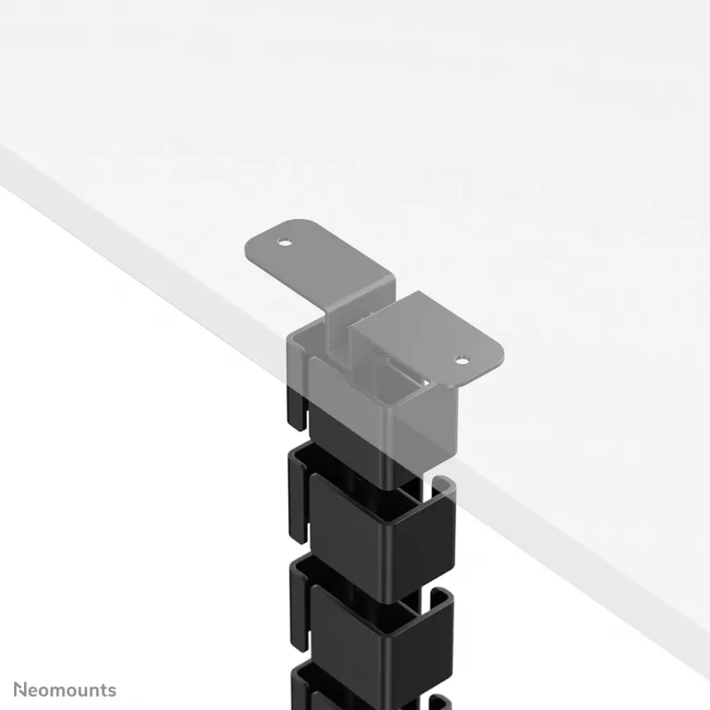 Káblový kanál Neomounts ADS06-133BL – skrutkovaný magnetický kanál, čierny