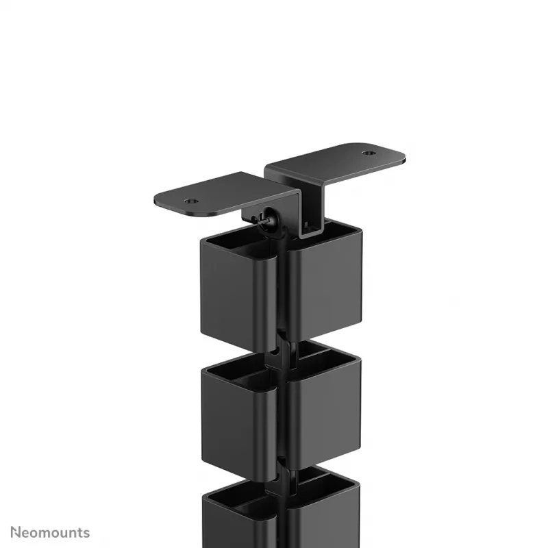 Káblový kanál Neomounts ADS06-133BL – skrutkovaný magnetický kanál, čierny