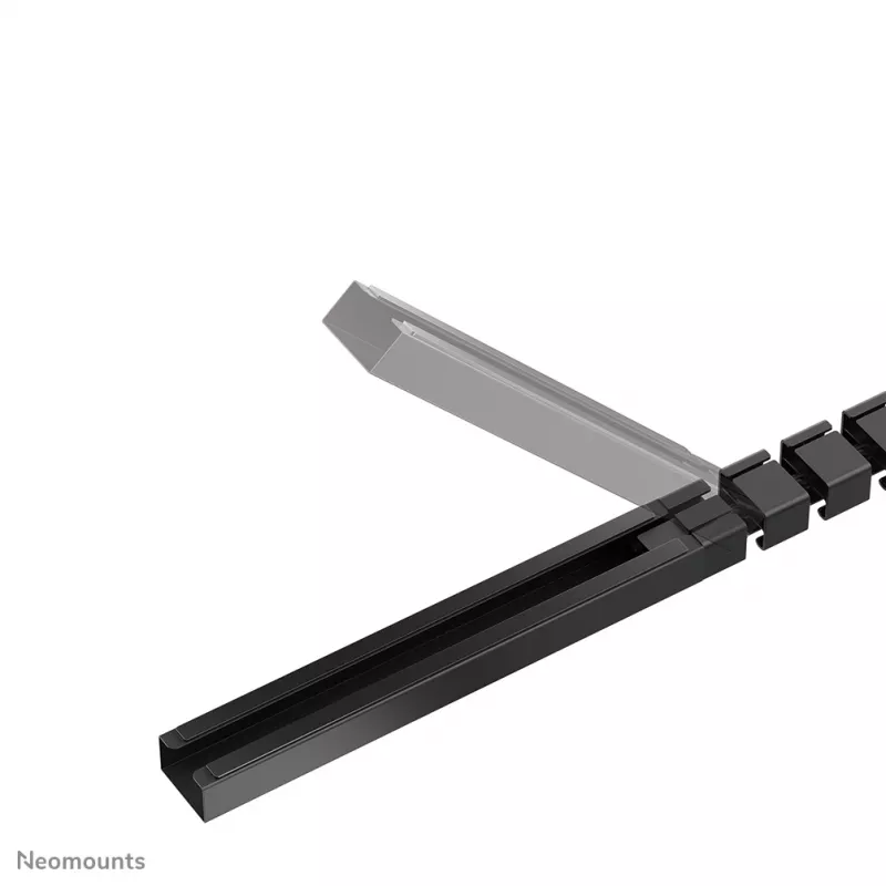 Káblový kanál Neomounts ADS06-133BL – skrutkovaný magnetický kanál, čierny