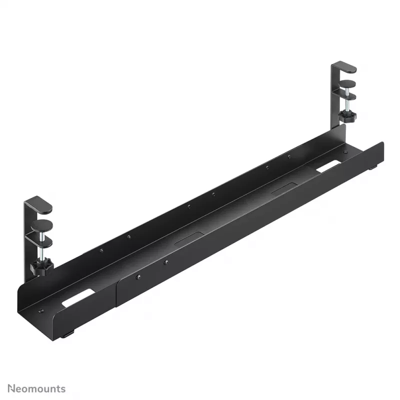 Káblová vanička Neomounts ADS07-120BL pripínacia univerzálna, šírka 120 mm, čierna
