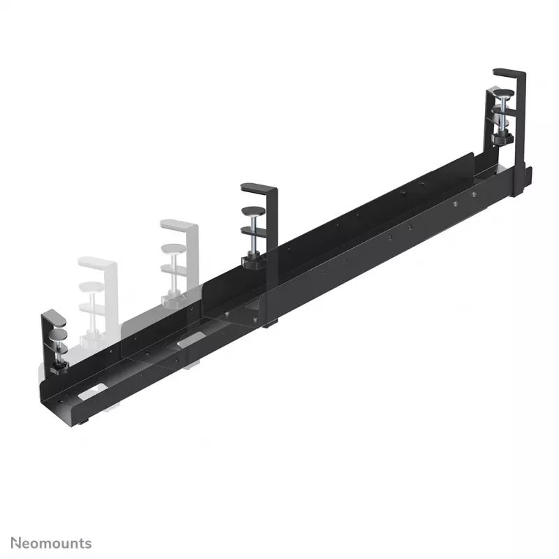 Káblová vanička Neomounts ADS07-120BL pripínacia univerzálna, šírka 120 mm, čierna