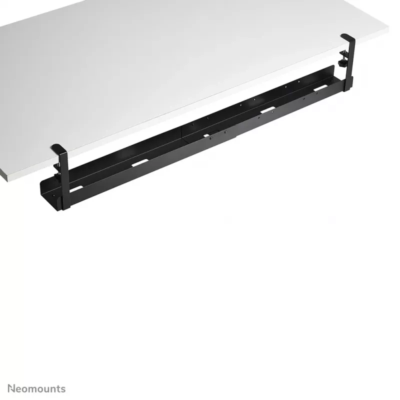 Káblová vanička Neomounts ADS07-120BL pripínacia univerzálna, šírka 120 mm, čierna