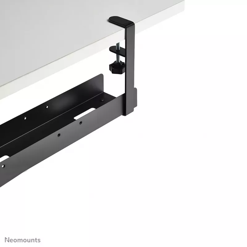 Káblová vanička Neomounts ADS07-120BL pripínacia univerzálna, šírka 120 mm, čierna