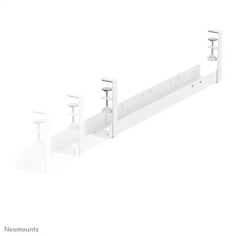 Káblová vanička Neomounts ADS07-120WH pripínací dizajn, univerzálna, biela