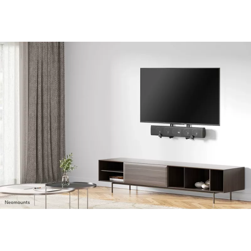 Neomounts AWL29-650BL1 držiak pre videobar/soundbar VESA - max. 15 kg - univerzálny
