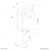 Neomounts CPU-D100SILVER držiak CPU - max. 30 kg - univerzálny