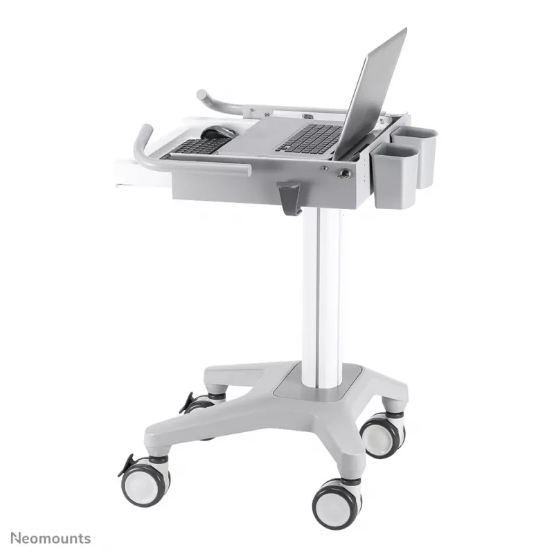 Multimediálny vozík Neomounts MED-M200 hliník biela 1080 mm