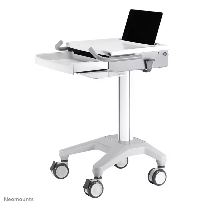 Multimediálny vozík Neomounts MED-M200 hliník biela 1080 mm