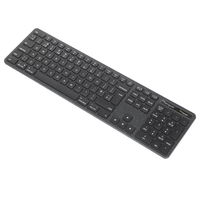 Targus EcoSmart AKB873NO klávesnica univerzálna RF Wireless + Bluetooth QWERTY Nordic čierna