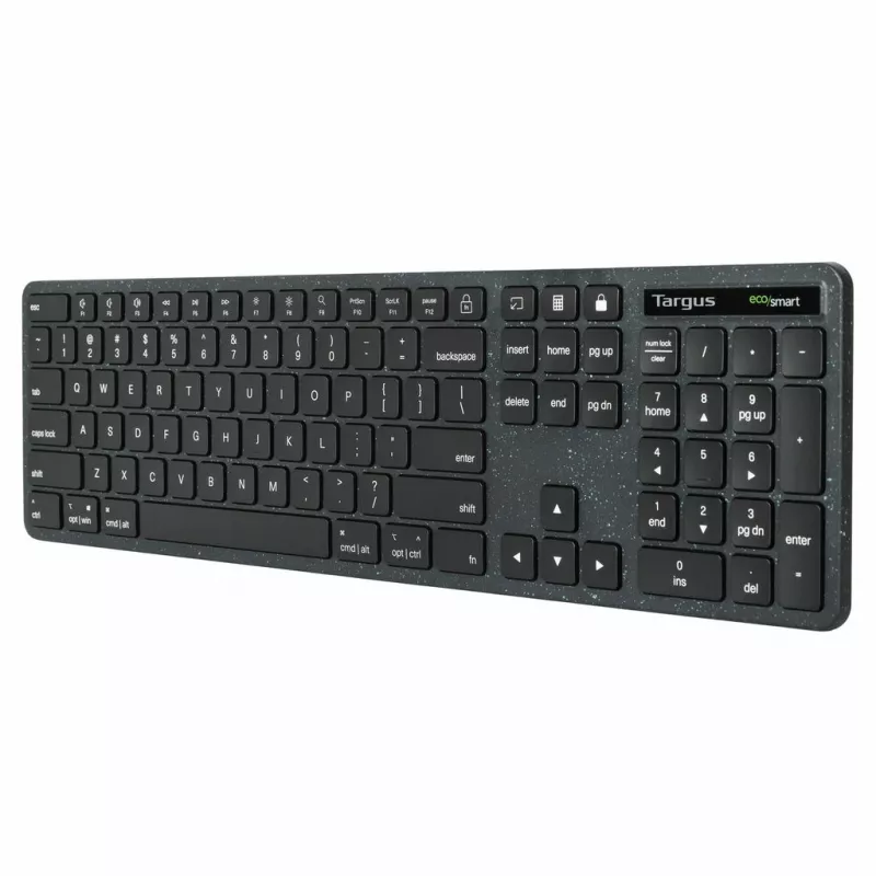 Targus EcoSmart AKB874NO drôtová klávesnica v plnej veľkosti, USB, QWERTY severské, antimikrobiálna, čierna