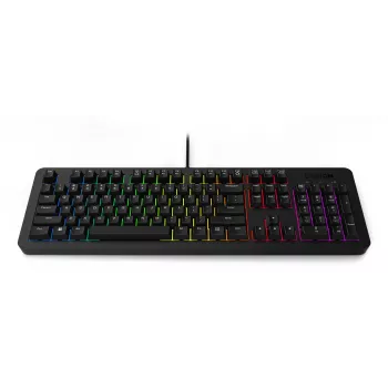 Káblová herná klávesnica Lenovo K310 – Full-Size 100 %, USB, US English, RGB podsvietenie, čierna, 1,8 m kábel