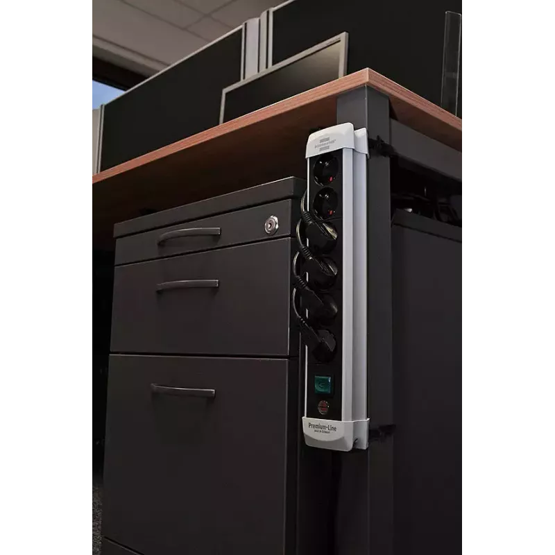 Predlžovací kábel Brennenstuhl 1951500100 3m 10 AC Outlets čierny sivý