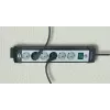 Predlžovací kábel Brennenstuhl 1951500100 3m 10 AC Outlets čierny sivý