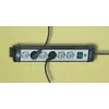 Predlžovací kábel Brennenstuhl 1951500100 3m 10 AC Outlets čierny sivý