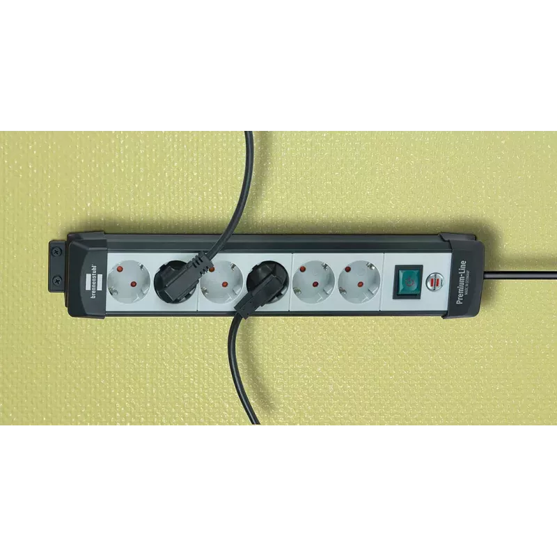 Predlžovací kábel Brennenstuhl 1951500100 3m 10 AC Outlets čierny sivý