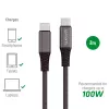 USB kábel 4smarts 456267 3 m USB-C čierny 0,48 Gbit/s