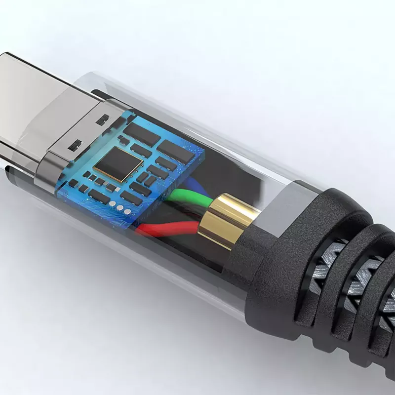USB kábel 4smarts 456267 3 m USB-C čierny 0,48 Gbit/s