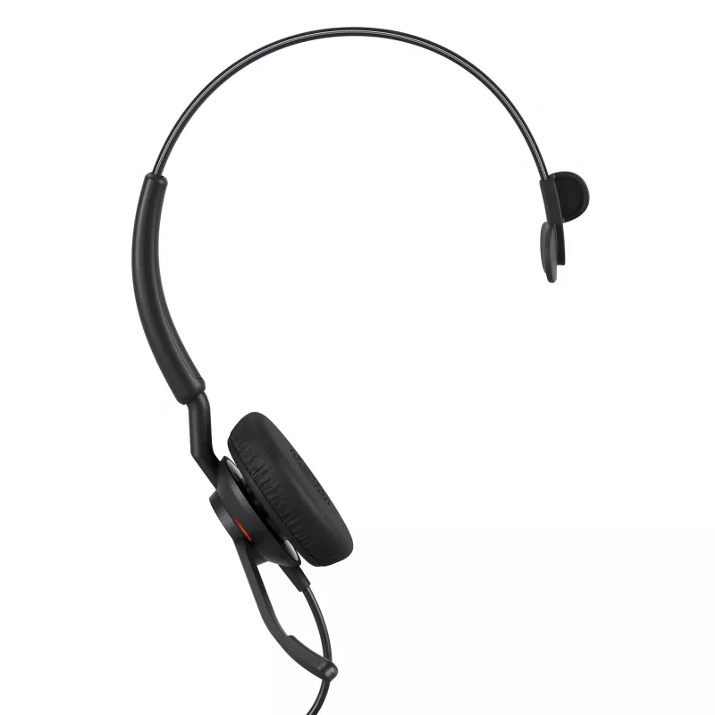 Jabra Engage 40 (Inline Link) MS mono headset, USB-A, drôtový, na uši, pre kontaktné centrá, čierny