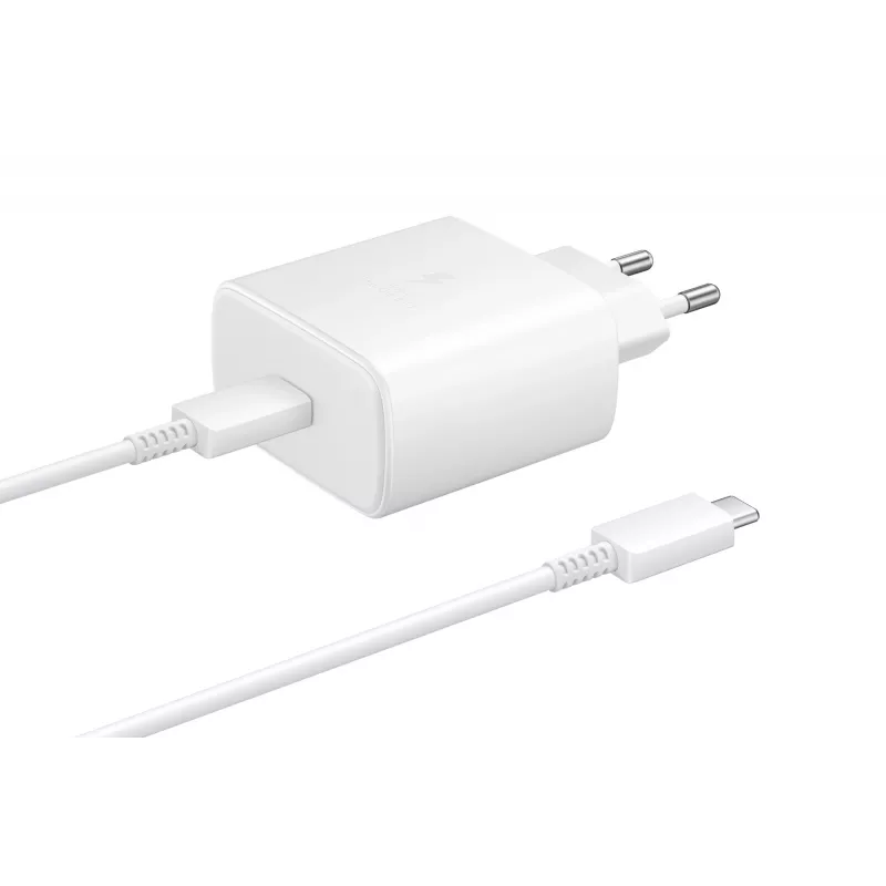 Samsung EP-TA845 smartfón biely AC rýchle nabíjanie interiérové