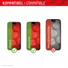 Displex Full Cover ochranné sklo displeja (10H) pre Apple iPhone 15/15 Pro, Eco montážny rámik, Full Cover