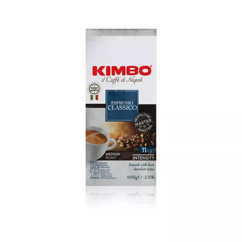KIMBO 014089 Espresso Classico kávové zrná 1 kg stredné praženie