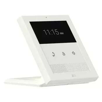 Videovrátnik vnútorná stanica 2N Clip 10,9 cm (4,3 palca) LCD, 480×272, dotykový, biela, Gigabit Ethernet, DC/PoE