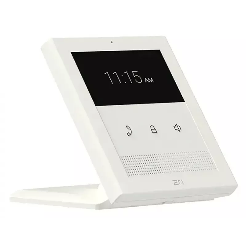 Videovrátnik vnútorná stanica 2N Clip 10,9 cm (4,3 palca) LCD, 480×272, dotykový, biela, Gigabit Ethernet, DC/PoE